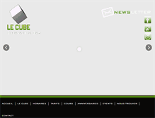 Tablet Screenshot of lecube.ch